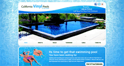 Desktop Screenshot of californiavinylpools.com